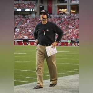 Jim Harbaugh 49ers LIFE SIZE Cardboard Cutout LAST ONE!